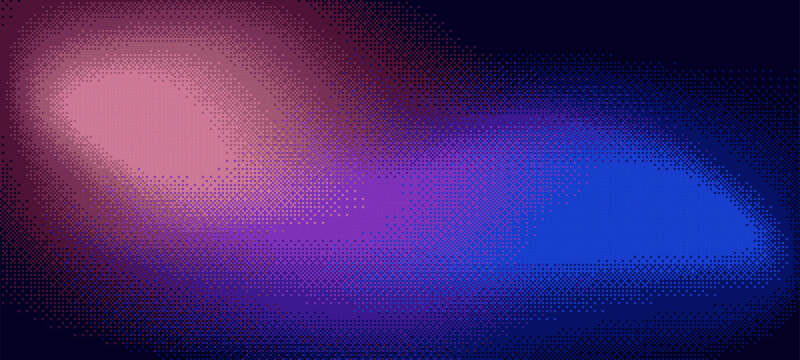 Abstract pink and blue pixel art background vector. Digital mosaic pattern for game design and retro themed projects.