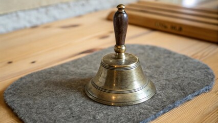 close up of a bell