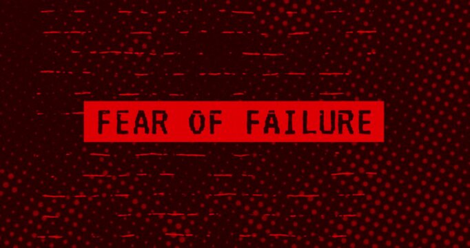 Fear of Failure &ndash; Red Glitch Effect