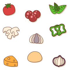 Ingredientes para fazer pizza