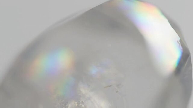 Abstract Luminous Flow A wider, abstract composition showing multiple soft crystal elements or a larger crystal field, creating a flowing pattern of diffracted light.