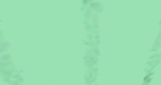 Turquoise dash appearing, braided streaks sliding diagonally forming layers on transparent canvas