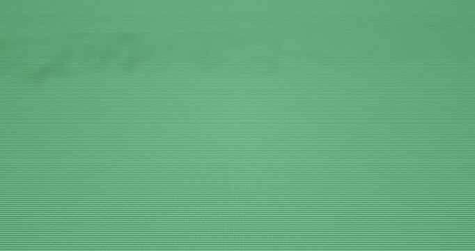Diagonal smudge forming plume drifting breaking blobs band crossing alpha scanlines for sensor feed