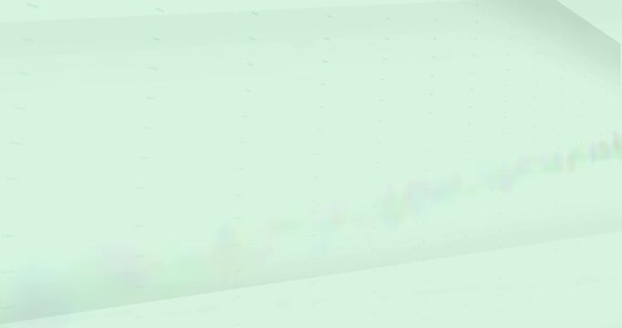 Abstract art bands converging wedges shifting fading revealing color streak on transparent bg