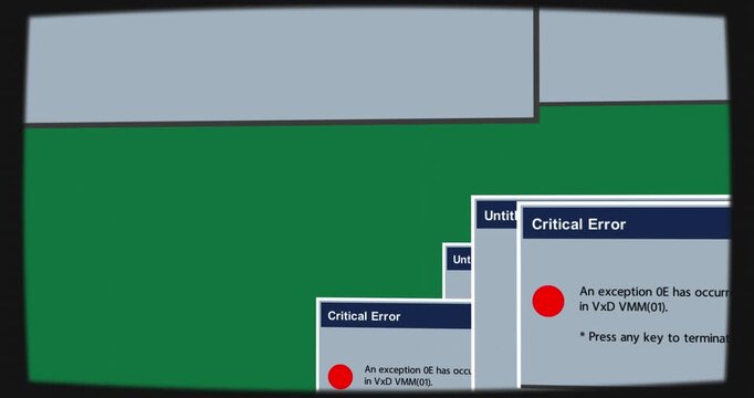 Error stack shifting as large panel sliding from right, revealing red icon, transparent background
