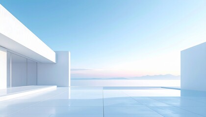 Obraz premium daylight, clean minimal, centered composition, 