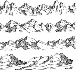 Mountain Landscape vector illustration