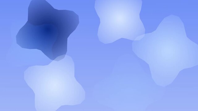 White Clouds in Blue Sky Background.