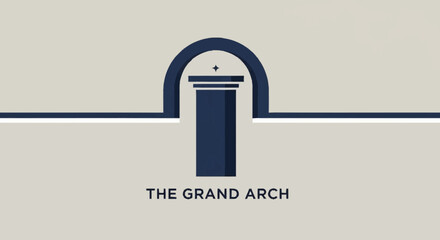 Simple minimalist logo design for architectural firm or travel company.