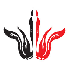 Abstract Vintage Botanical Vector Ornament Set