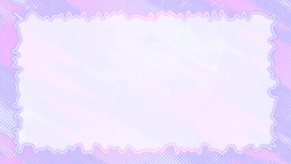 可愛いハーフパターンの背景フレーム