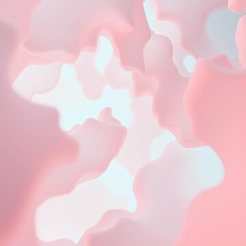 Abstract forms of erased thoughts re-emerge in muted hues, a pastel dreamscape born from discarded lines, low-angle wonder,  pastel,  dreamscape