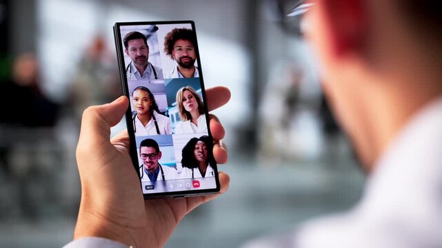 Attending Doctor Telehealth Video Conference