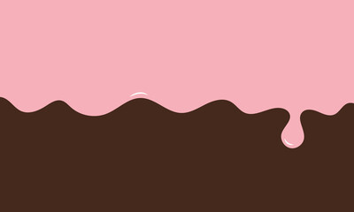 melted chocolate dripping