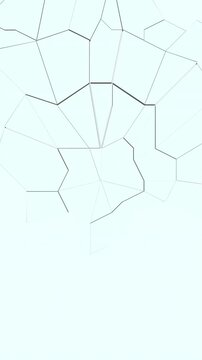 【縦長】上側がバキッとヒビが入るガラスアニメーション（背景透過）