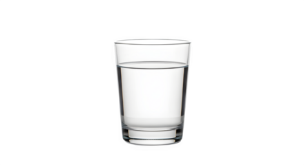 Science glassware isolated on transparent background
