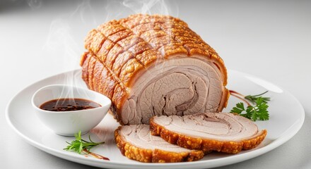 Roasted Pork with Gravy.