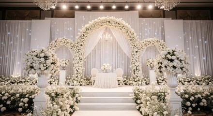 Wedding Ceremony Altar Decor.