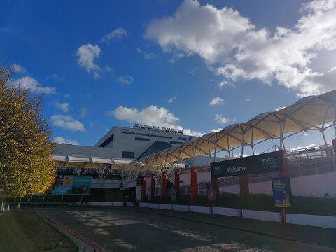 The Western Gateway to the Excel Centre in London, UK