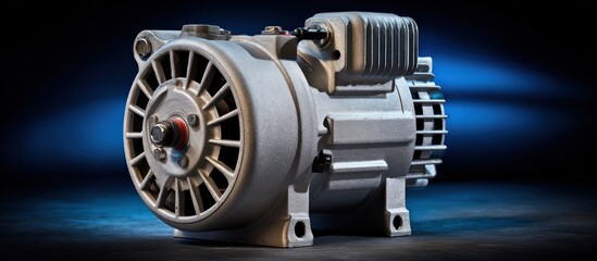 Naklejka premium Industrial Air Compressor Unit.