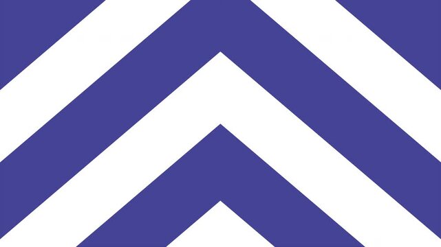 Abstract geometric pattern of upward pointing arrows in blue and white.