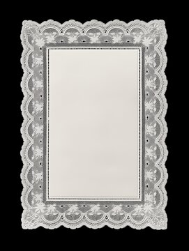 Elegant Rectangular Paper Doily