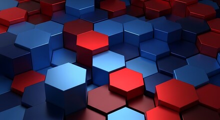 Abstract Hexagonal Pattern Design