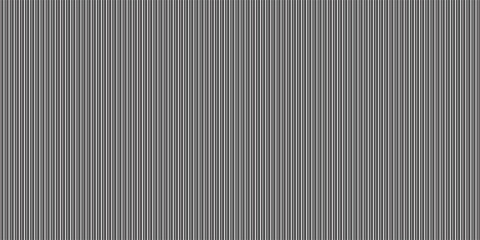 Fototapeta premium Narrow black-white vertical lines. Symmetric geometric ornament. Striped seamless pattern, abstract wallpaper. Digital paper for textile print, page fill. Vector