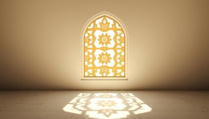 Illuminated arch window