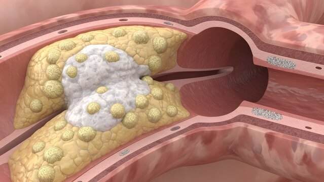 Medical illustration of a pancreatic tumor obstructing the bile duct.