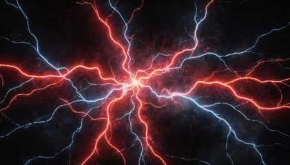 Electric Energy Burst in Dark Atmosphere