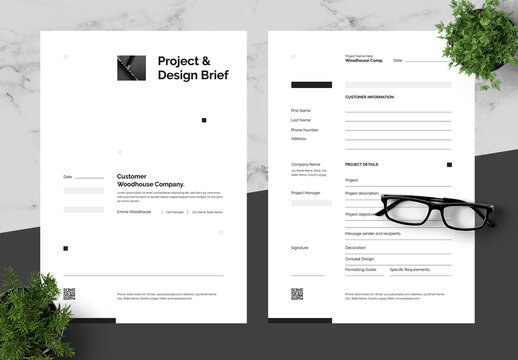 Black And White Project Brief