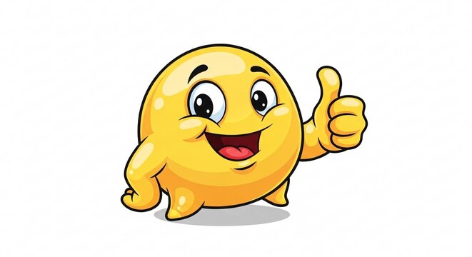 Cute 3D Emoji Illustration Isolated on White Background