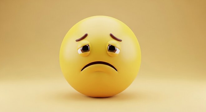 Cute 3D Emoji Illustration Isolated on White Background