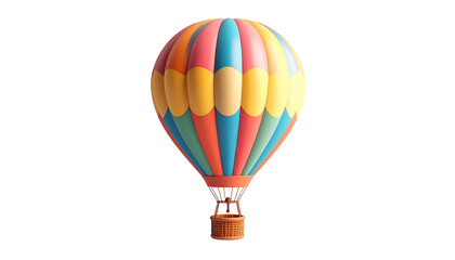 Obraz premium Colorful Hot Air Balloon in Flight.
