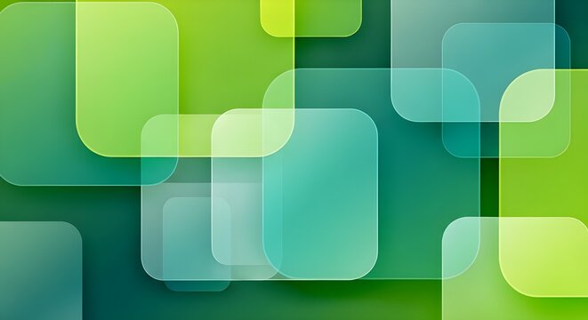 abstract green background with squares