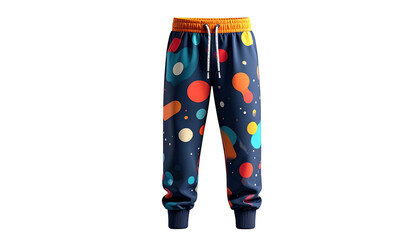 Colorful Childrens Sweatpants with Celestial Design.