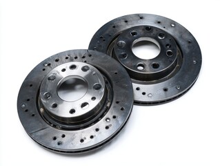 High-quality brake discs for automotive use.