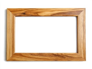 Elegant wooden frame for displaying photos.