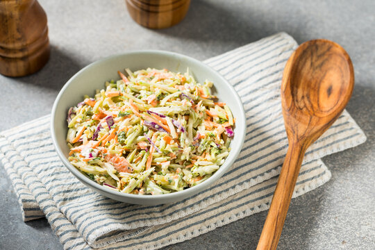 Healthy Cream Homemade Coleslaw with Mayo