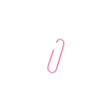 Pastel Pink Paper Clip for School Supplies