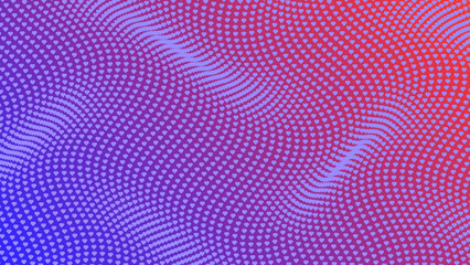 Abstract Heart Pattern Background with Soft Gradient Waves