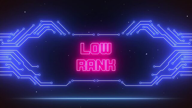 Honest low rank notification for funny gaming moments, perfect for adding a stylish touch to your rank reset videos