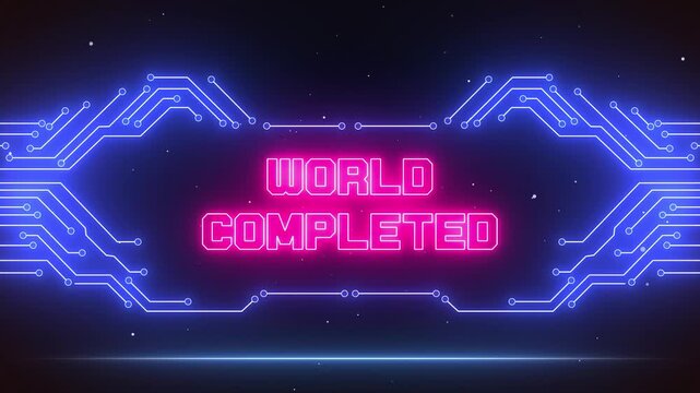 Professional world completed notification for 100% runs, use this to showcase your total game mastery