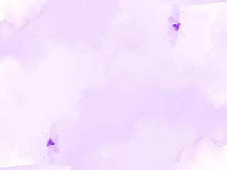 Obraz premium Delicate, translucent layers of lilac and lavender watercolor create a soft, romantic, and artistic atmosphere , dreamy, soft