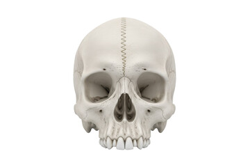 Fototapeta premium Human Skull Front View Anatomy