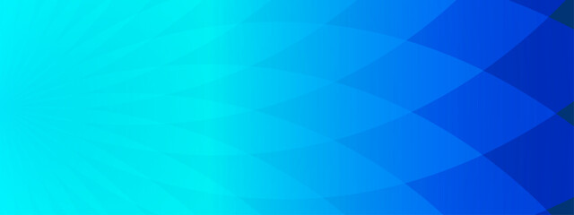 Cool blue abstract background with overlapping leaf-like shapes creating a symmetrical geometric floral pattern for tech design