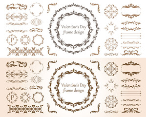 Valentine&rsquo;s Day Frame Design Collection