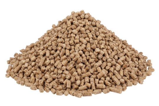 Pile of Animal Feed Pellets