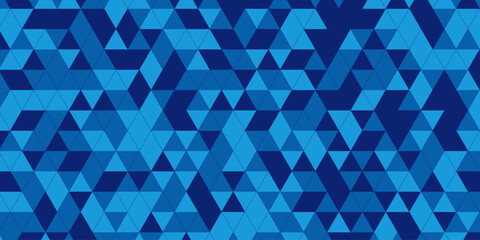 Fototapeta premium white and blue abstract low polygon banner triangle gradient web template design. background poly mosaic space tile geometric pattern.